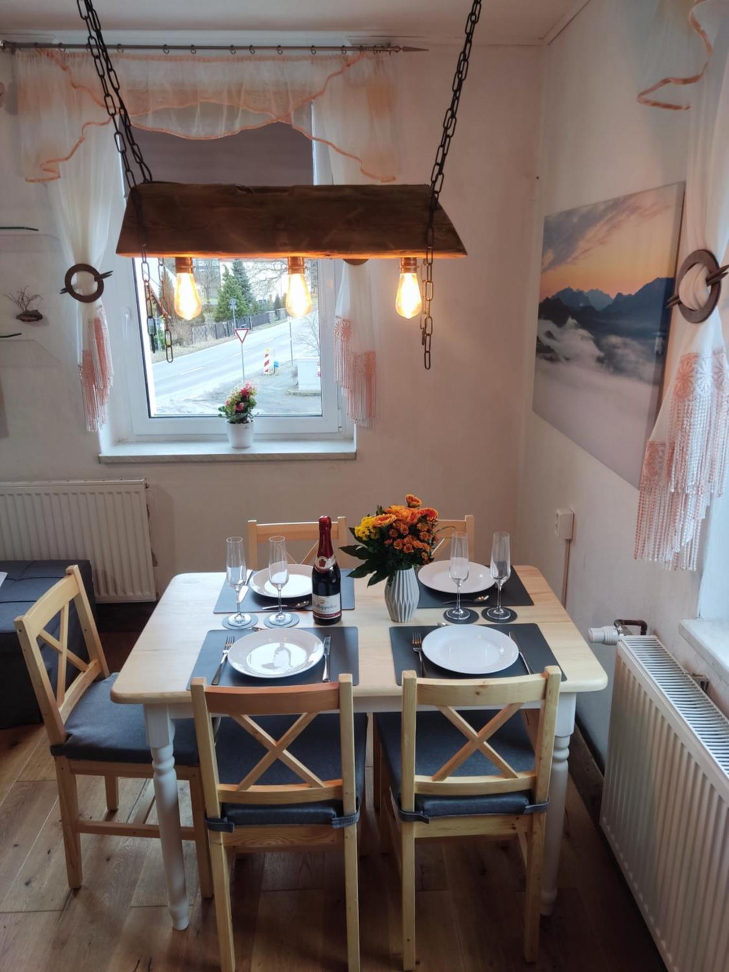 Ferienwohnung 3 Am Hofladen Hellendorf Bad Gottleuba Esterno foto